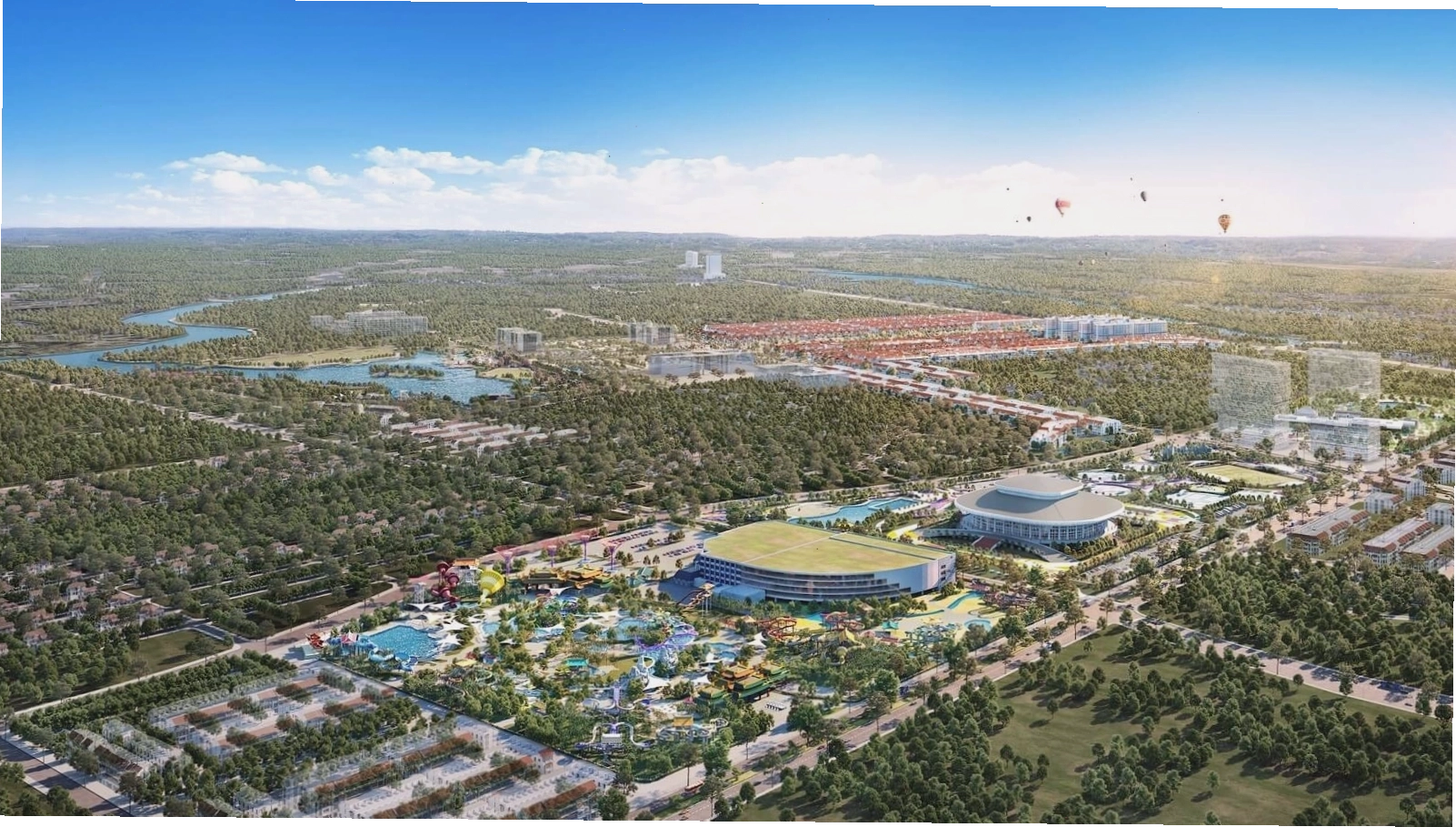 Khu vui chơi trẻ em tại Sun World Hà Nam