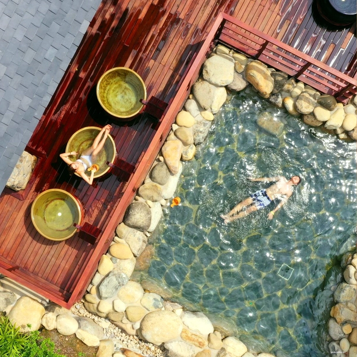 Khu vườn Nhật Bản tại Yoko Onsen Quang Hanh