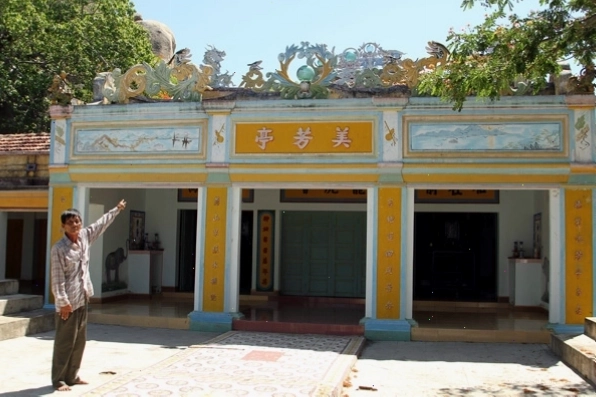 Khung cảnh làng quê Phương Cựu yên bình