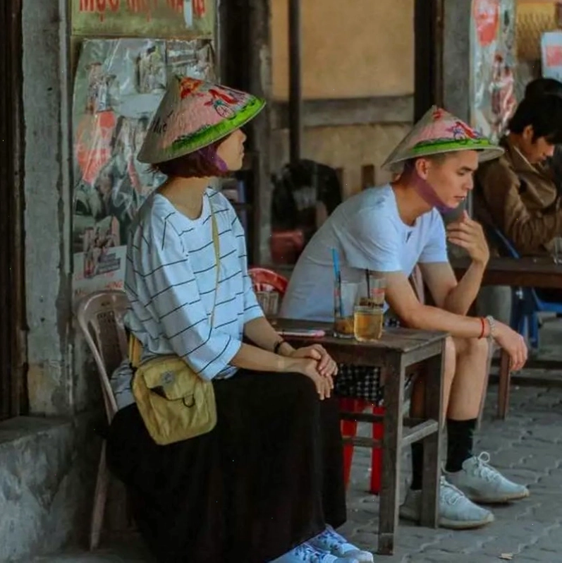 Khung cảnh làng quê yên bình tại Thôn Vĩ Dạ