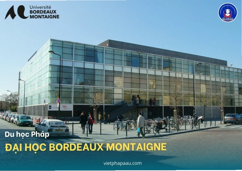 Khuôn viên xanh mát của Đại học Bordeaux Montaigne