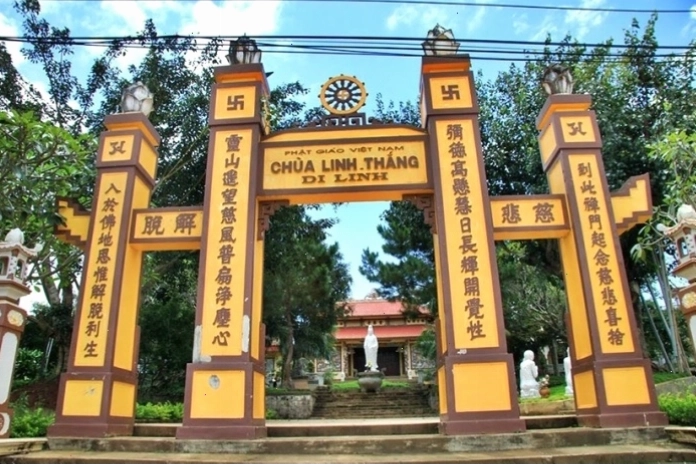 Kiến trúc cổ kính của Chùa Linh Thắng