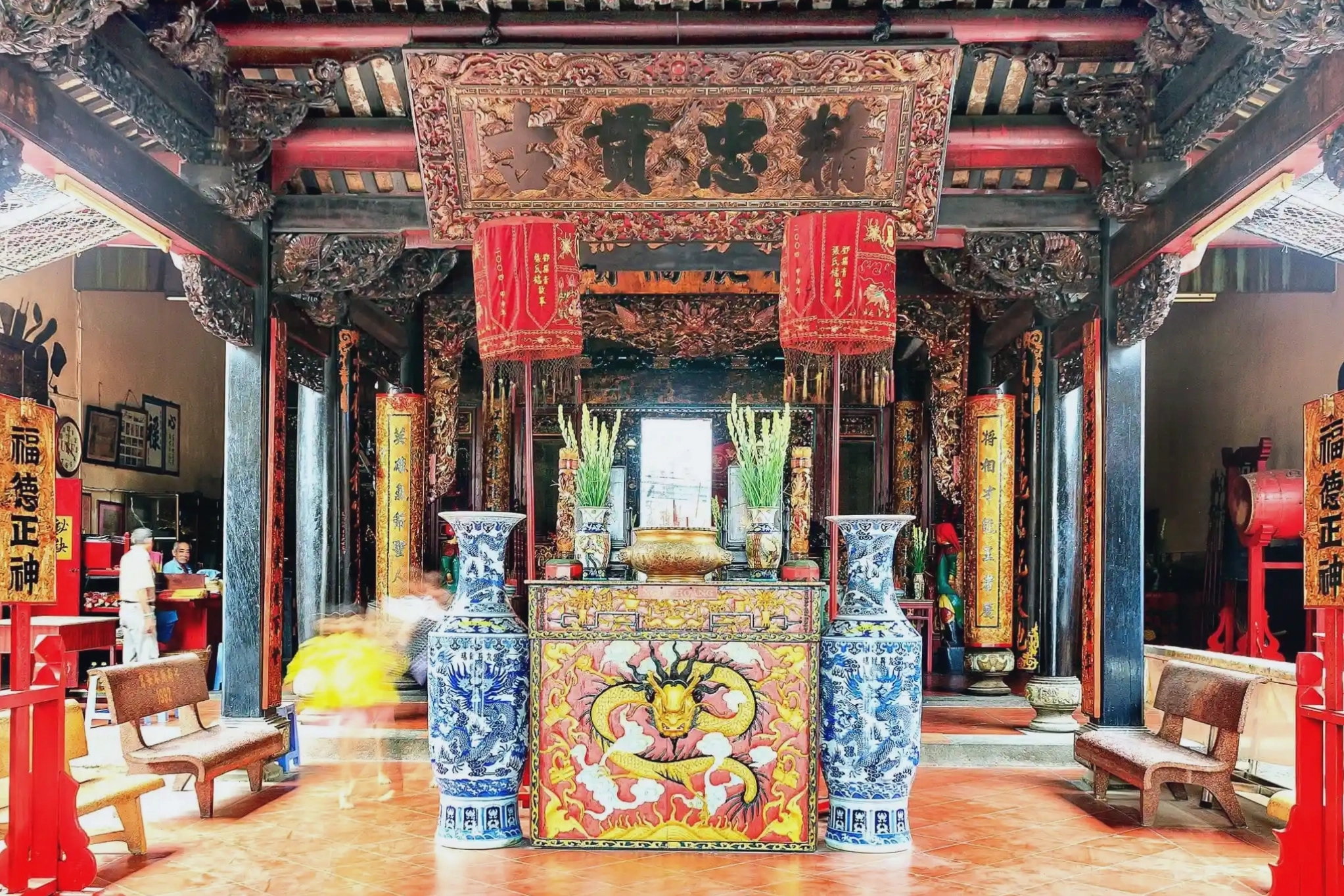 Kiến trúc độc đáo của Chùa Ông (Thất Phủ Cổ Miếu)