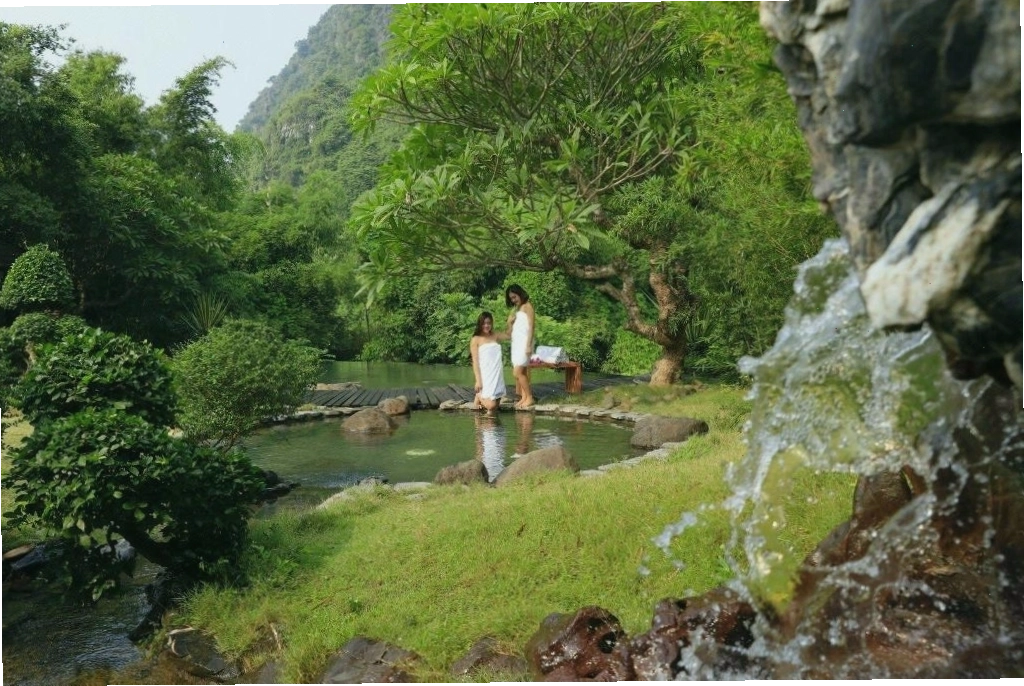 Kiến trúc độc đáo của nhà hàng Nón tại Serena Kim Bôi