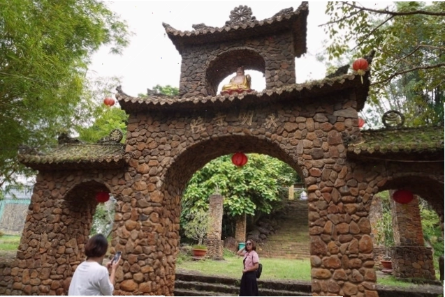 Kiến trúc độc đáo của tịnh xứ Phương Liên ở làng chùa Đại Ninh