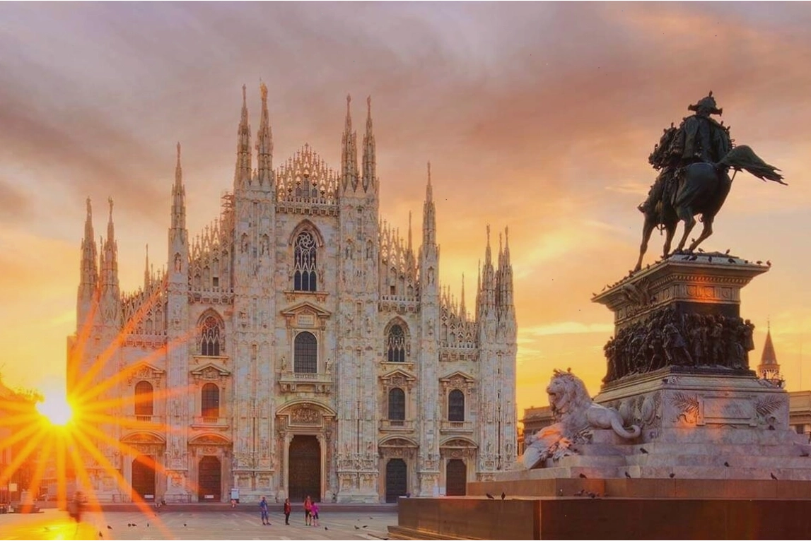Kiến trúc Gothic độc đáo trên nóc Nhà thờ Duomo