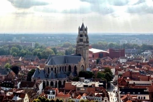 Kiến trúc nhà cổ châu Âu tại Bruges, Bỉ