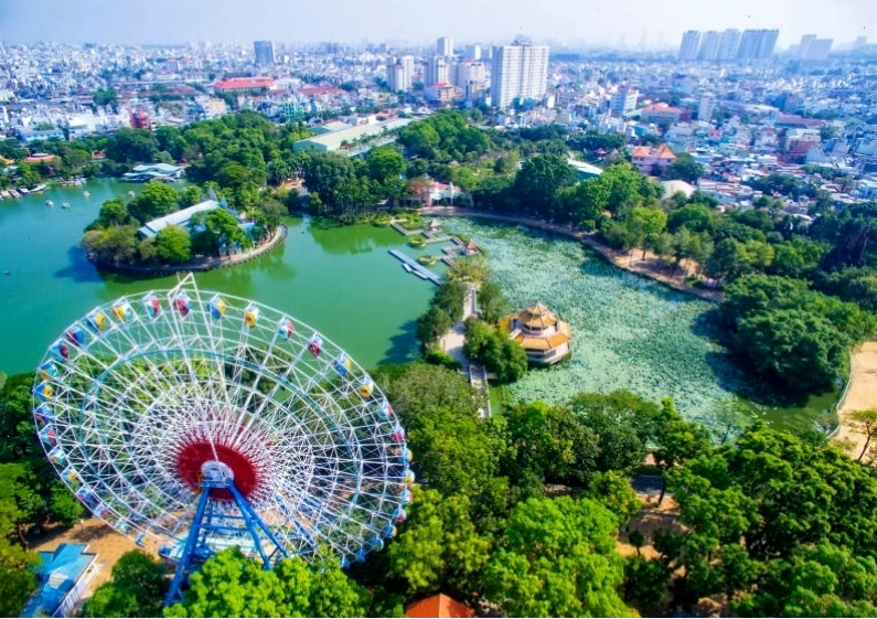 Kiến trúc truyền thống tại Đầm Sen Khô
