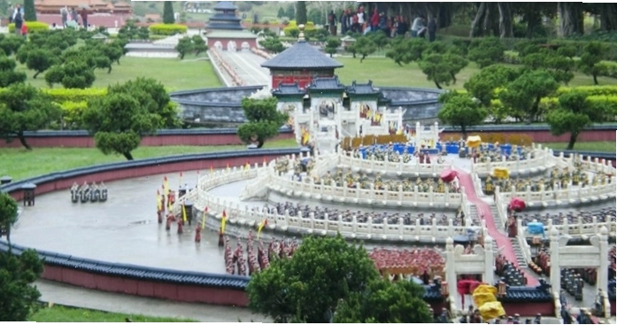 Kiến trúc truyền thống tại Làng dân gian Trung Hoa