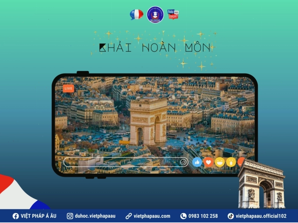 Kiến trúc uy nghiêm của Khải Hoàn Môn tại Paris