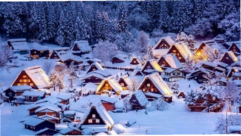 Làng cổ Shirakawa-go với kiến trúc nhà tranh độc đáo