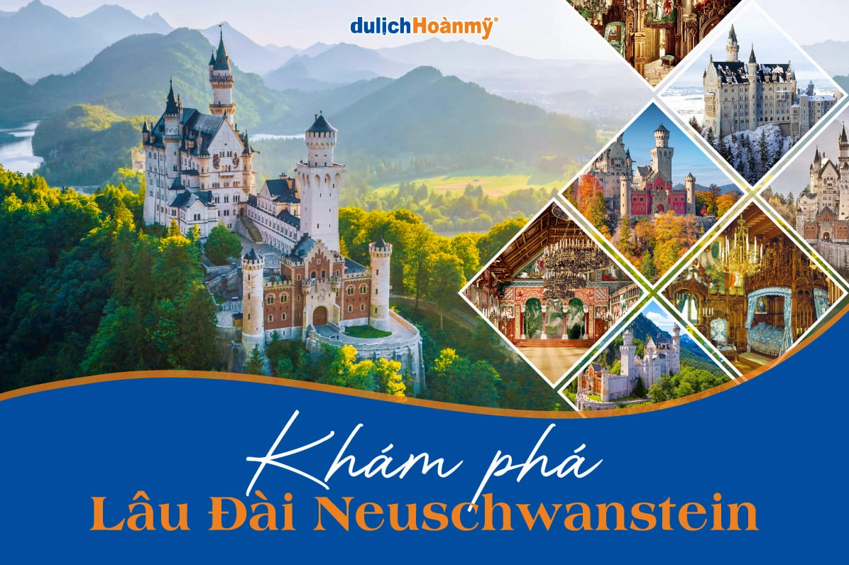 Lâu đài Neuschwanstein Đức: Biểu tượng cổ tích giữa lòng Bavaria
