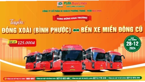 Lễ khai trương tuyến xe Phương Trang Đồng Xoài - Miền Đông cũ