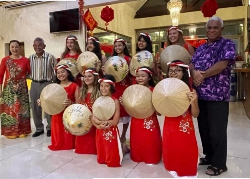 Lễ viếng Tổng Bí thư Nguyễn Phú Trọng của đoàn đại biểu Vanuatu