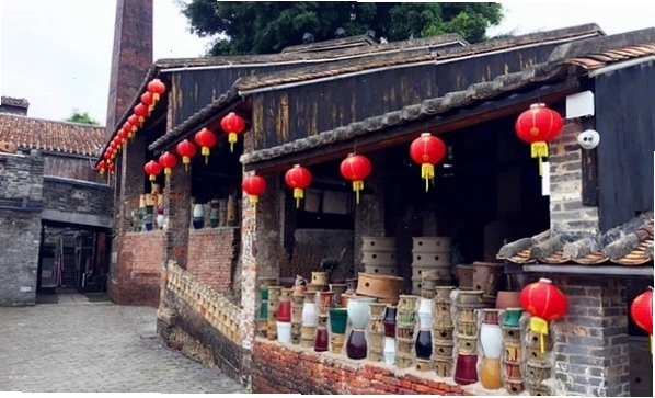 Lò nung gốm Nanfeng cổ kính và lâu đời tại Phật Sơn Trung Quốc