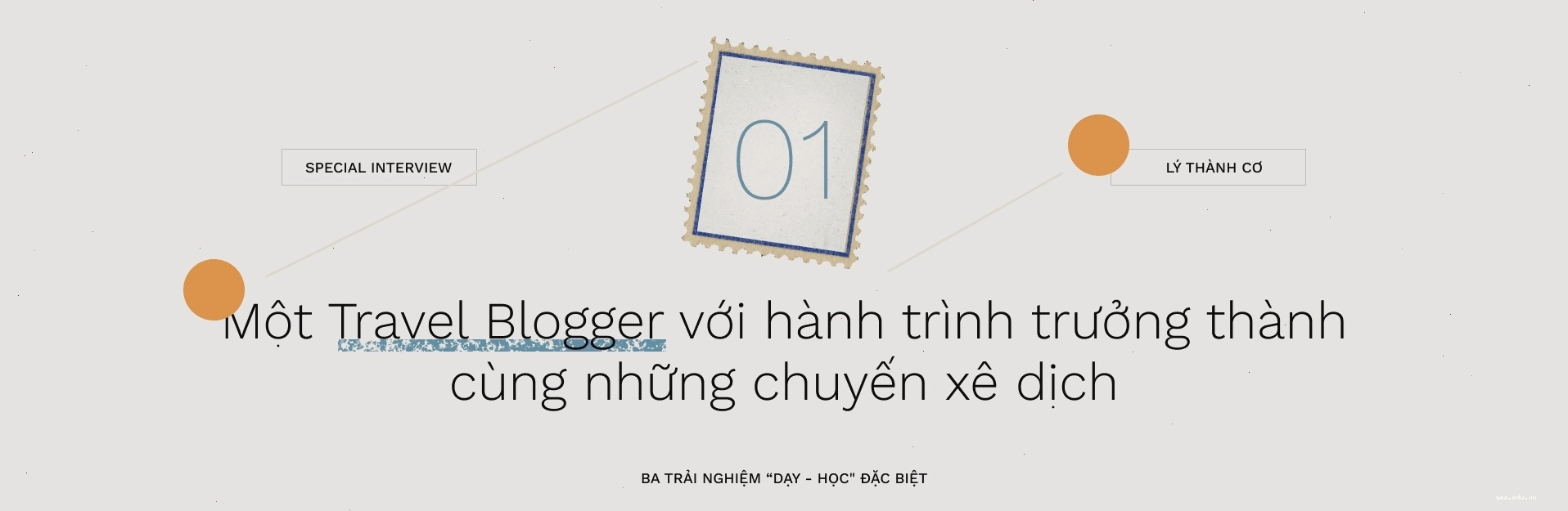 Lý Thành Cơ chia sẻ về hành trình sự nghiệp và đam mê du lịch