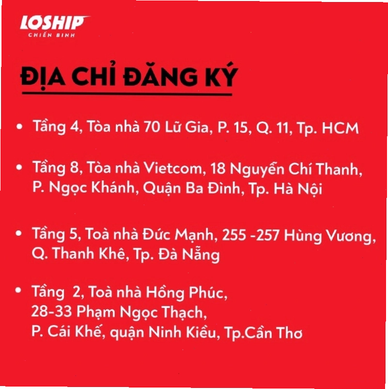 Mã giảm giá Loship hấp dẫn