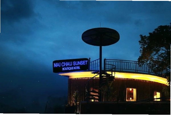 Mai Châu Sunset Boutique với kiến trúc độc đáo