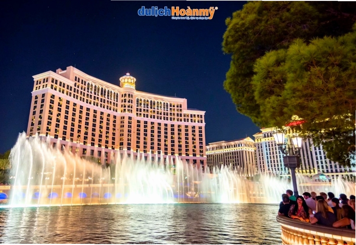Màn trình diễn đài phun nước Bellagio Las Vegas