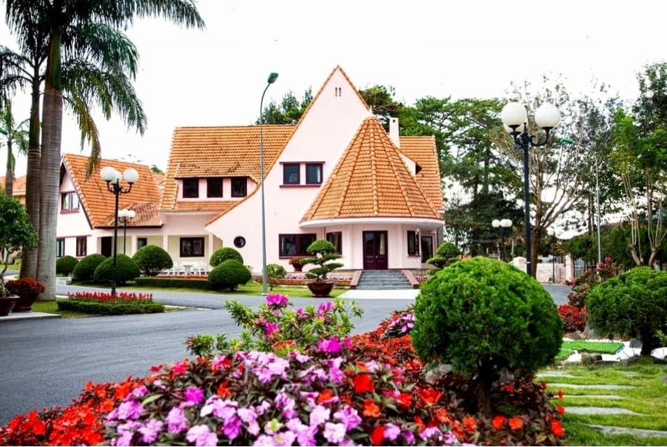 Mặt tiền Nhà Khách Tỉnh Ủy Lâm Đồng