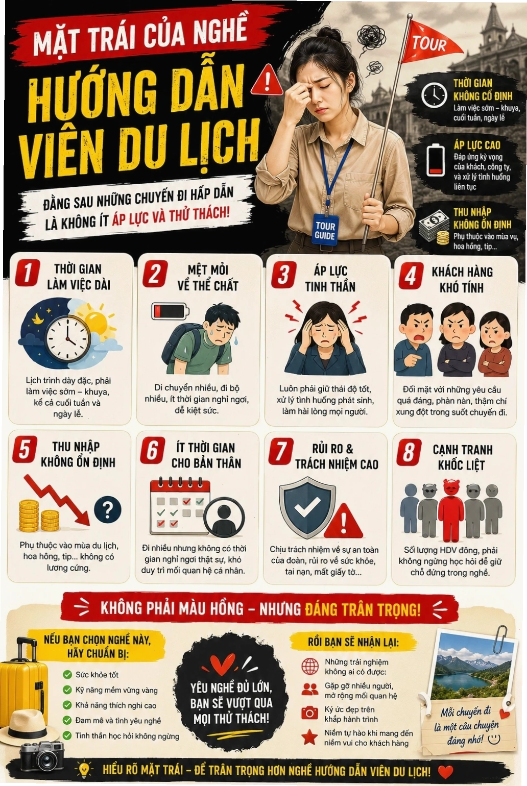 Mặt Trái Của Nghề HƯỚNG DẪN VIÊN DU LỊCH