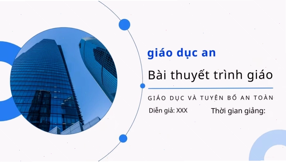 Mẫu powerpoint thuyết trình giáo dục an toàn giao thông cho học sinh tiểu học và trung học cơ sở