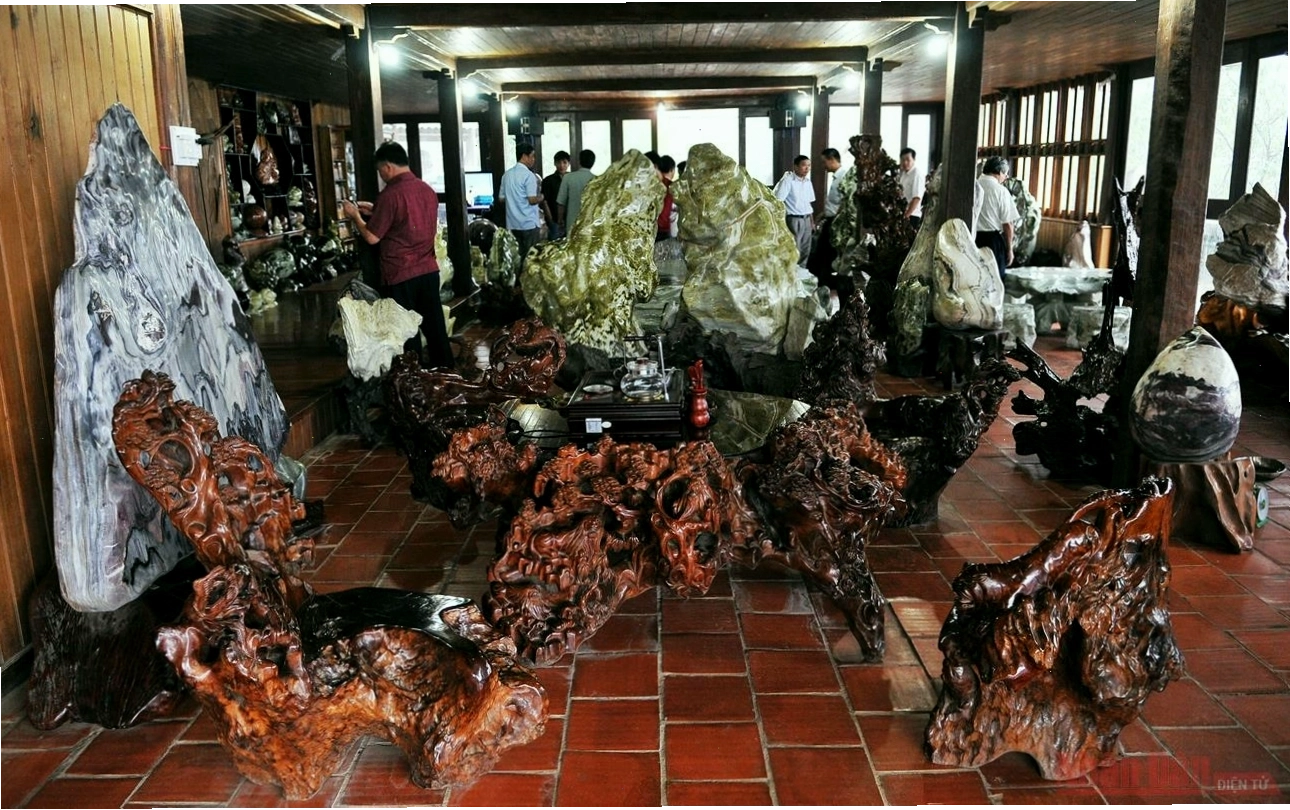 Màu sắc tự nhiên của đá cảnh Suối Giàng