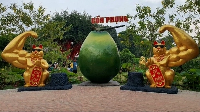 Mèo Lực Sĩ tại KDL Cồn Phụng Bến Tre
