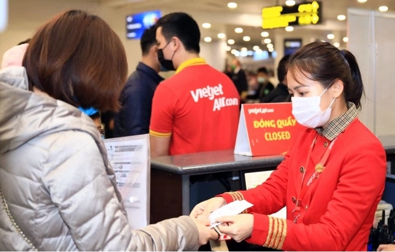 Minh họa hành lý xách tay Vietjet Air