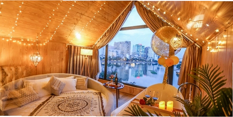 Mix Boutique Hotel với thiết kế độc đáo, phù hợp cho các cặp đôi tìm kiếm sự riêng tư