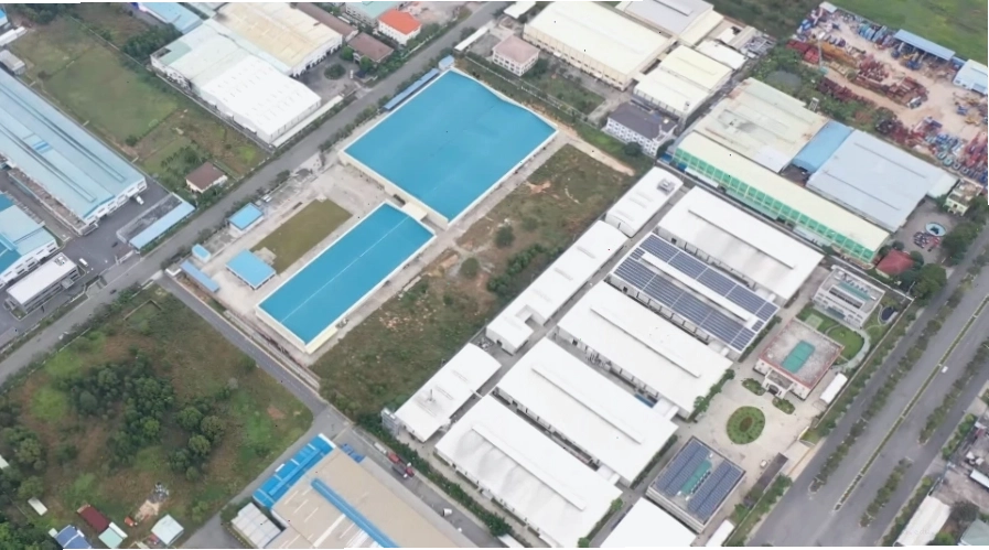 Môi trường sống và làm việc xanh, sạch, đẹp tại KCN Mỹ Phước 1