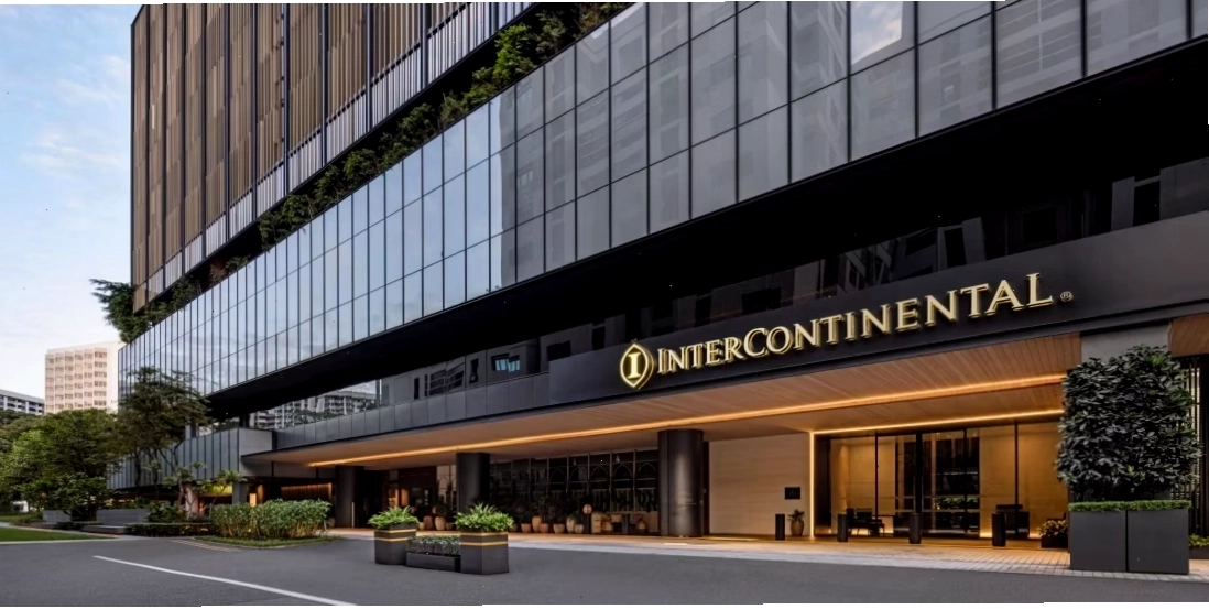 Một góc phòng suite sang trọng tại InterContinental Singapore Robertson Quay