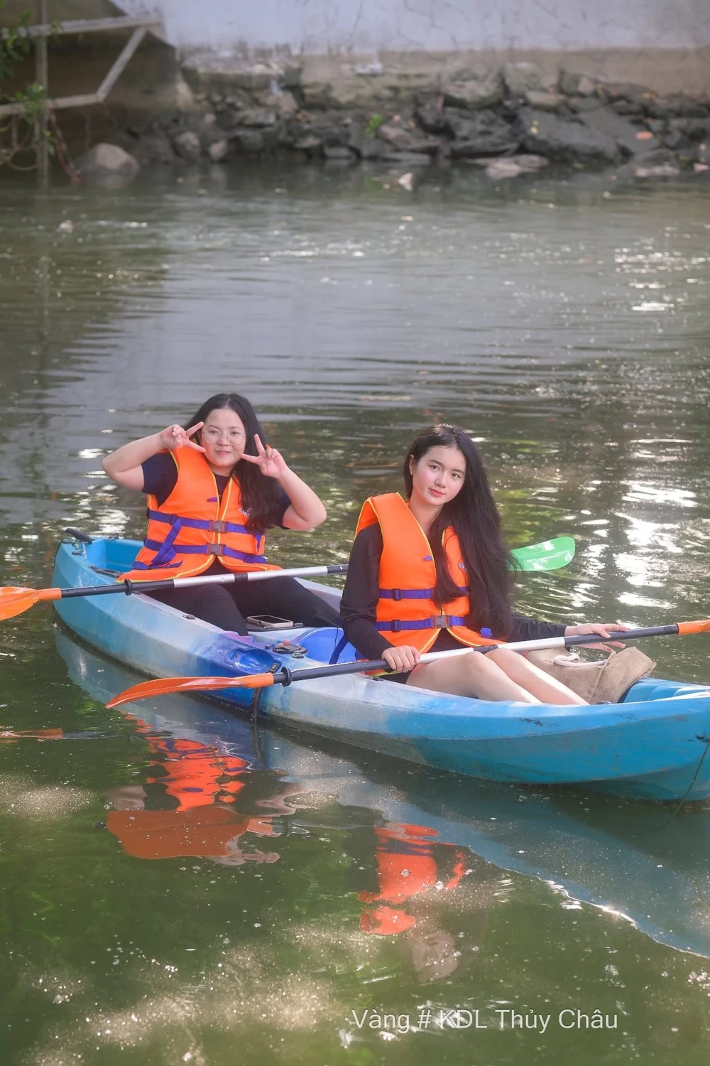 Một góc sống ảo đẹp giữa thiên nhiên tại khu du lịch Thủy Châu.