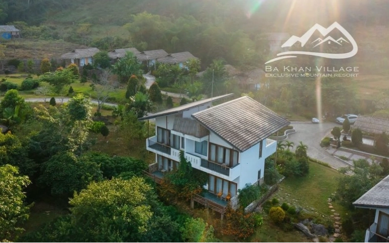 Một góc yên bình tại Ba Khan Village Resort Mai Châu