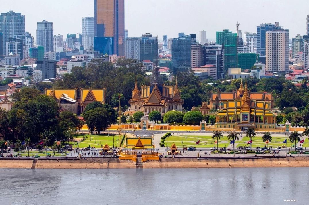 Một góc yên bình tại Phnom Penh