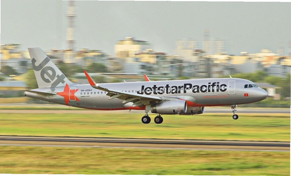 Một máy bay Airbus A320 của Jetstar Pacific