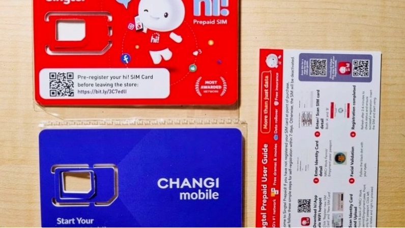 Mua SIM Singapore Singtel tại quầy giao dịch