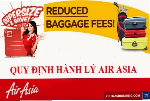Mua thêm hành lý Air Asia trả trước