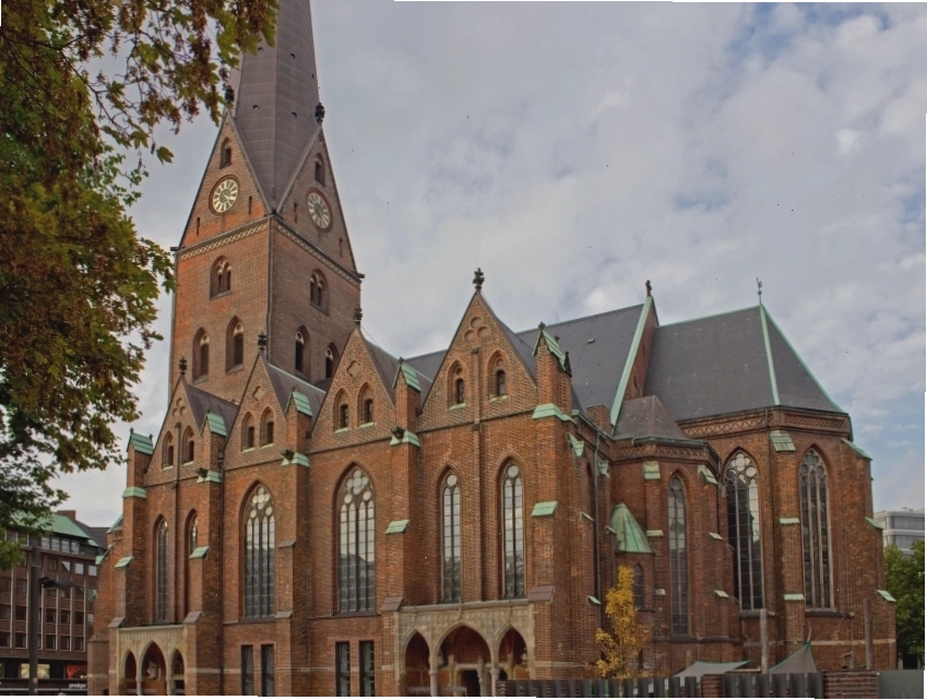 Mùa xuân với hoa anh đào nở rộ tại Hamburg