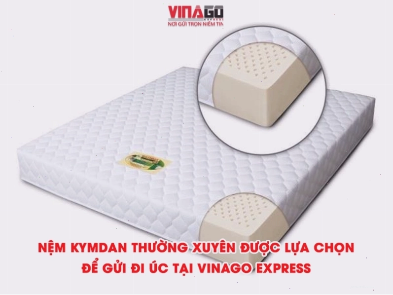 Nệm Kymdan là lựa chọn phổ biến khi gửi đi Úc