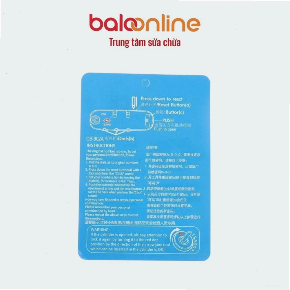 Nên chọn khóa vali TSA hay khóa số thường