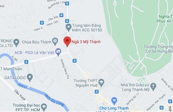 Ngã Ba Mỹ Thành tại 21 Hoàng Hữu Nam, Quận 9, TP Hồ Chí Minh