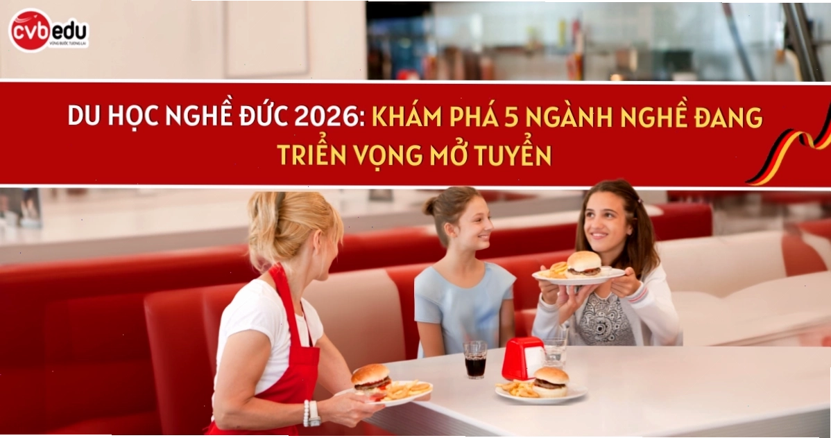 Ngành nghề triển vọng cho du học nghề Đức năm 2026