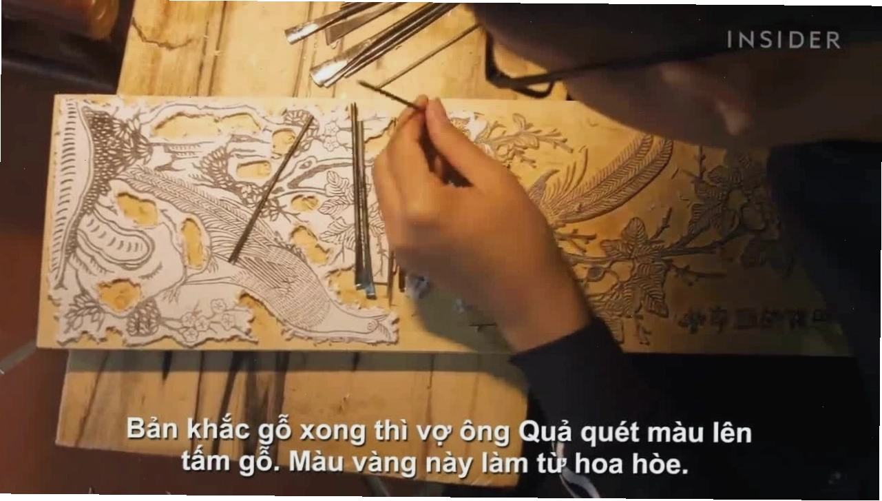 Người giữ nghề tranh Đông Hồ lên báo Mỹ
