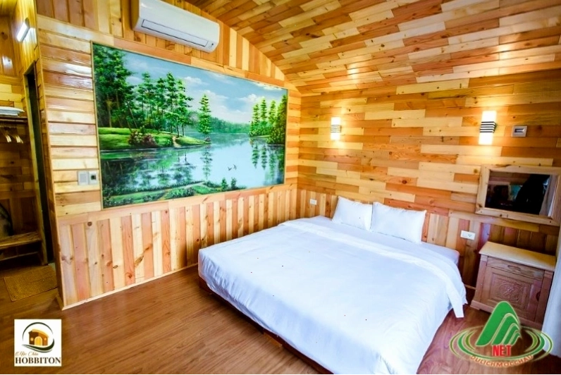 Nhà hàng phong cách nhà sàn tại Hobbiton Mộc Châu