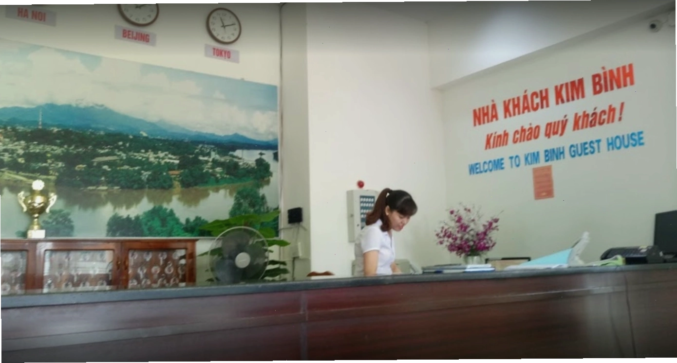 Nhà Khách Kim Bình Tuyên Quang nhìn từ trên cao