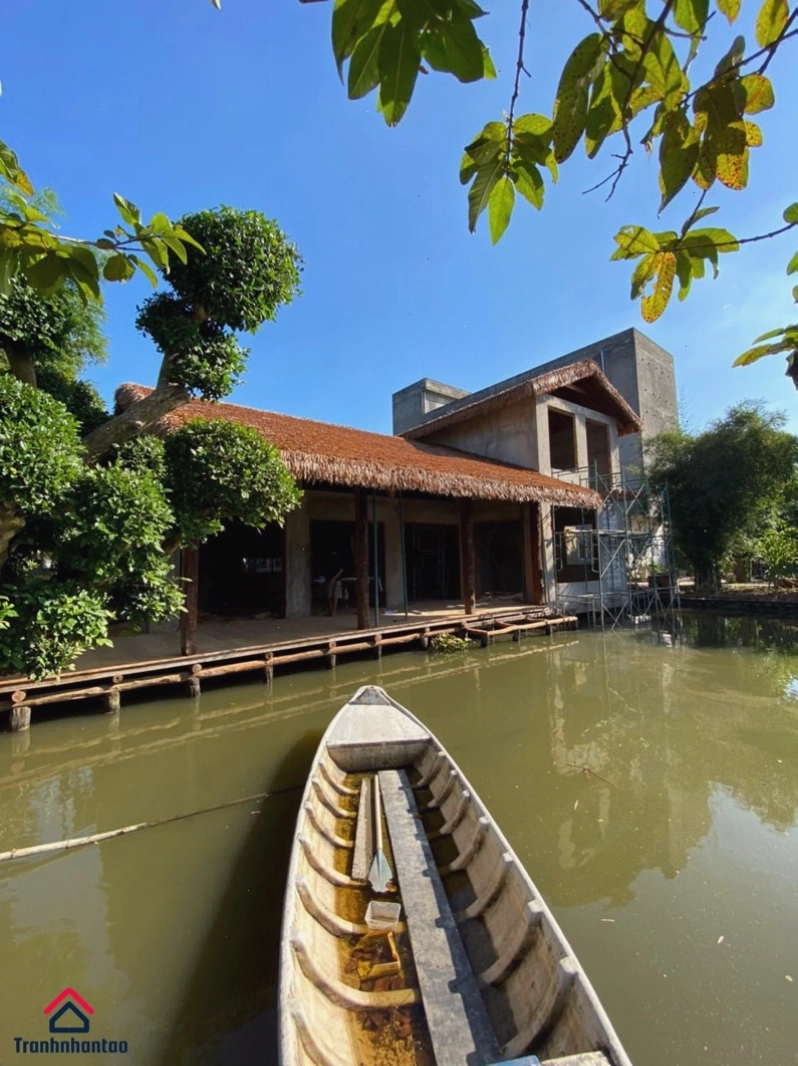 Nhà lá miền tây đẹp với kiến trúc mộc mạc, gần gũi