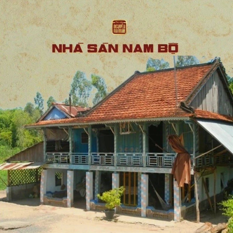 Nhà sàn miền Tây Nam Bộ với kiến trúc gỗ mộc mạc
