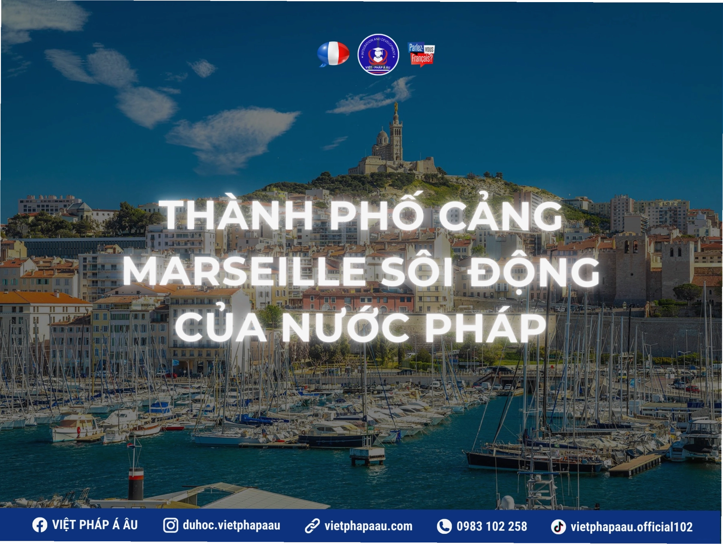 Nhà thờ Notre-Dame de la Garde nhìn từ xa