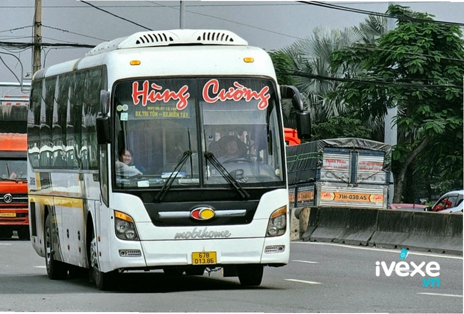 Nhà xe Hùng Cường tuyến xe Sài Gòn đi An Giang chất lượng cao